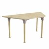 Flash Furniture 20.75 in W X 47 in L X 23 in H, Beechwood, Birch Plywood, Steel, Beech MK-ME088027-GG